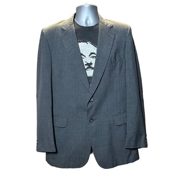 The Two-Fifity-2 Collection American Made Gray Two Button Front Jacket S… - Picture 1 of 6